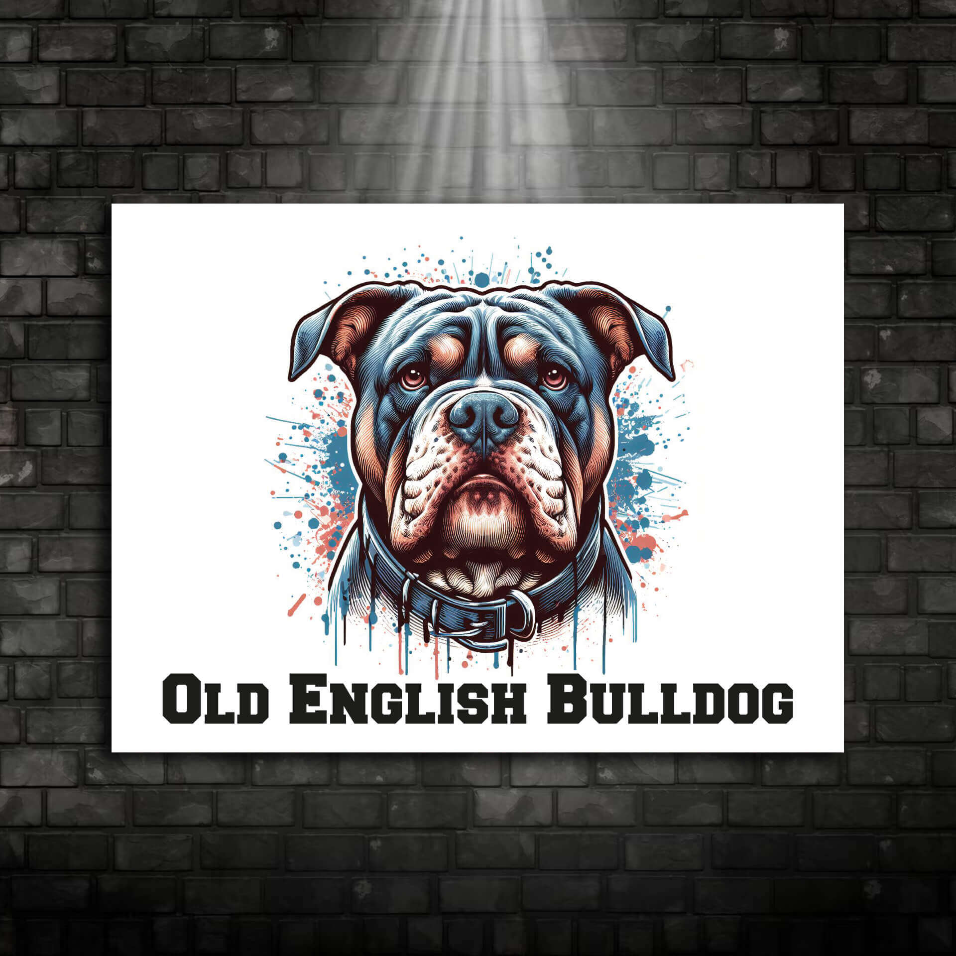 Old English Bulldog Schild "003"