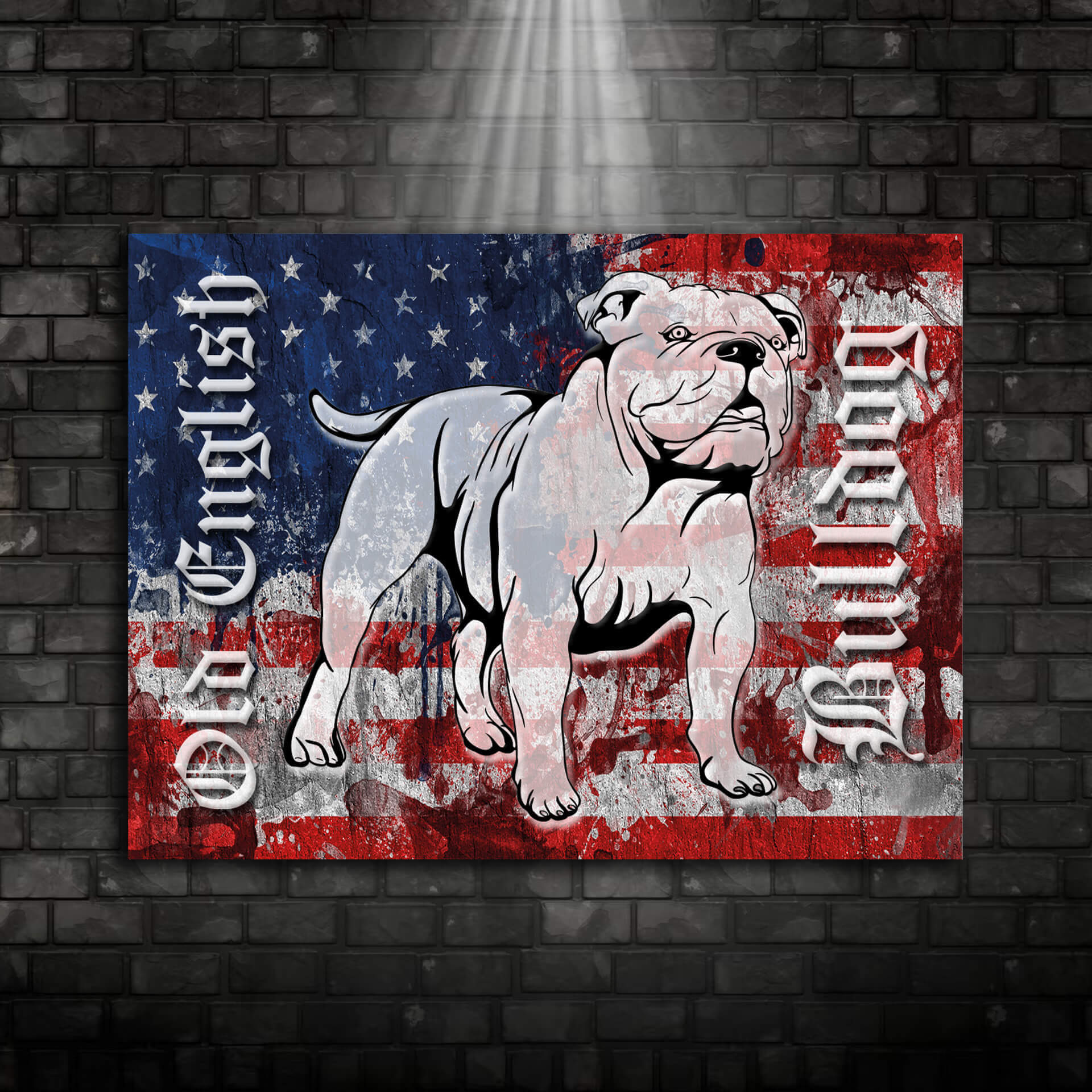 Old English Bulldog Schild "004"