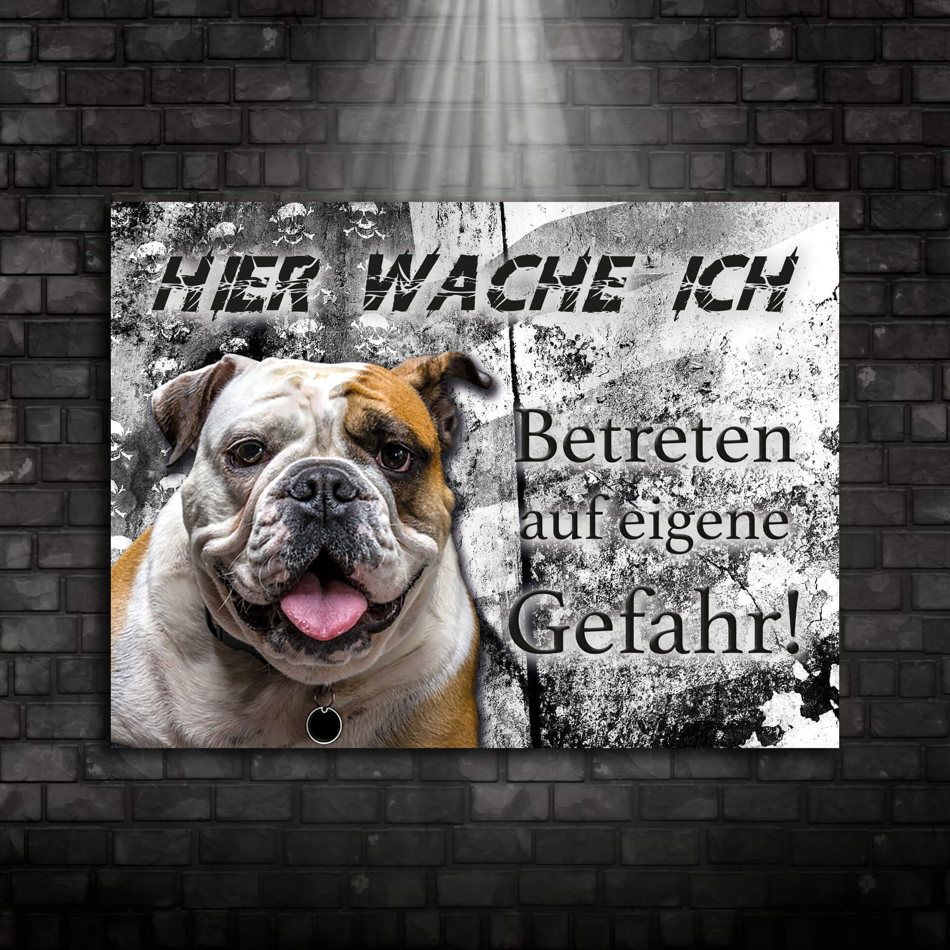 Old English Bulldog Schild "005"