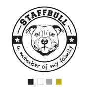 Staffordshire Bullterrier Aufkleber "A004"