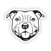 Staffordshire Bullterrier Aufkleber "B001"