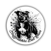 Staffordshire Bullterrier Aufkleber "B003"