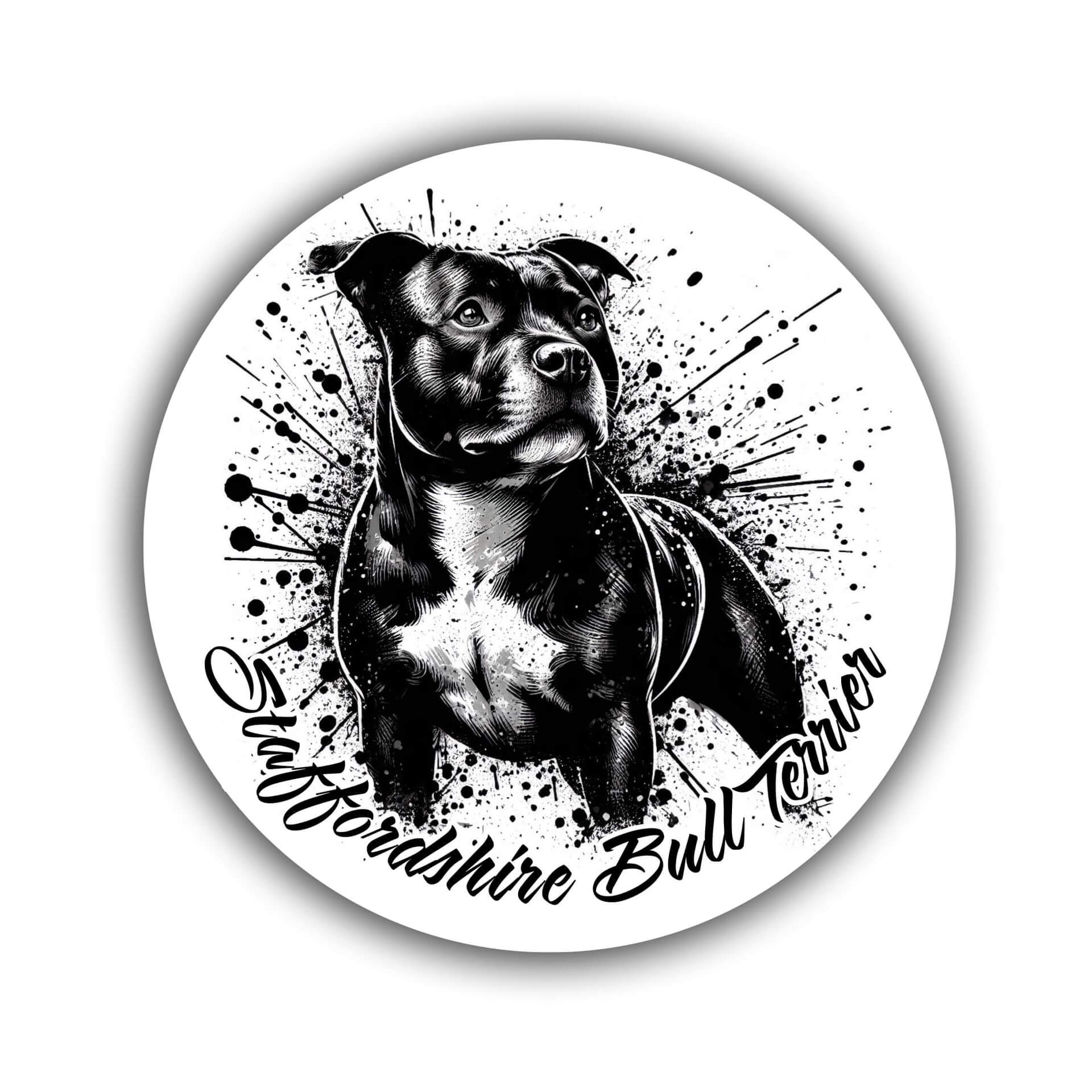 Staffordshire Bullterrier Aufkleber "B003"