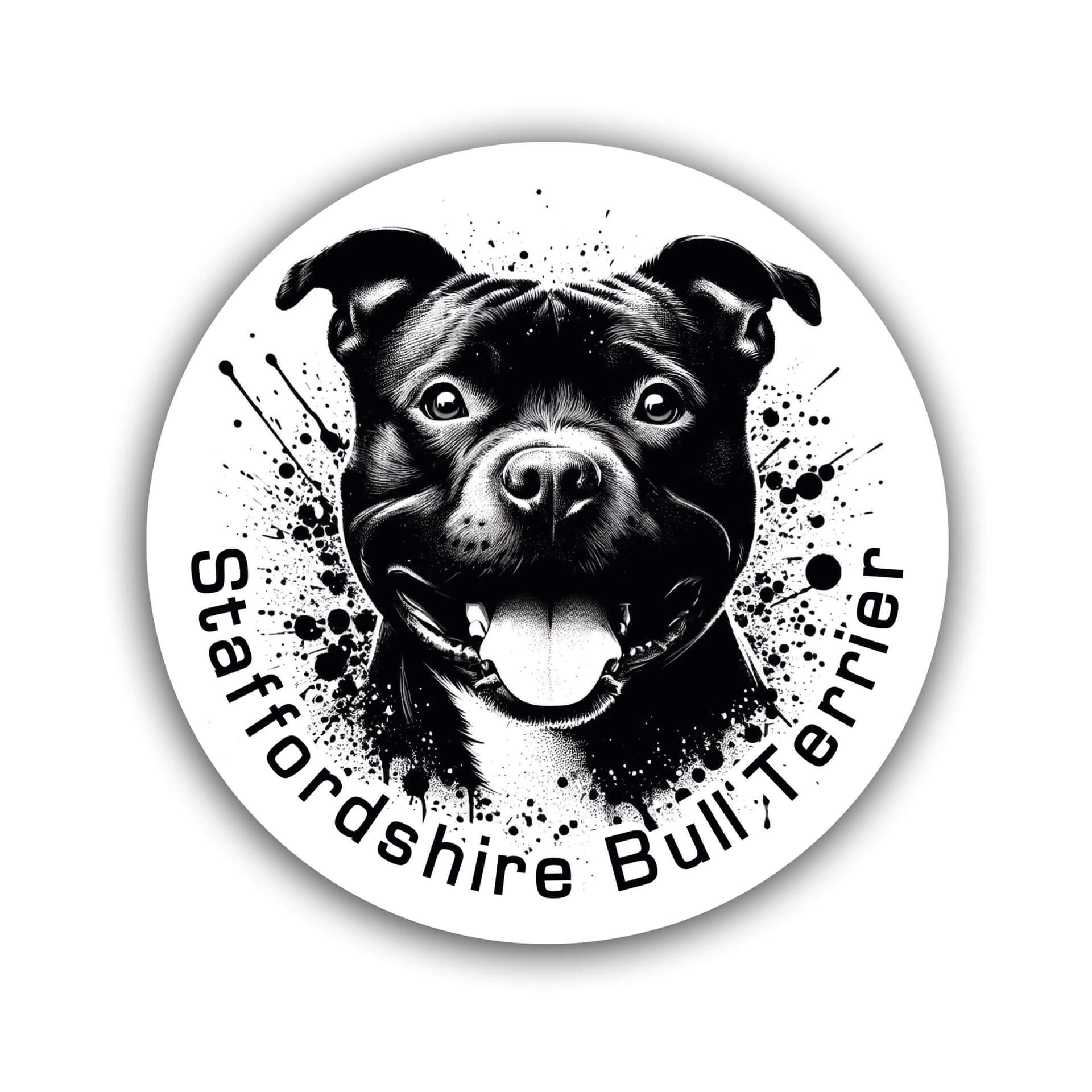 Staffordshire Bullterrier Aufkleber "B007"