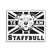 Staffordshire Bullterrier Aufkleber "B011"