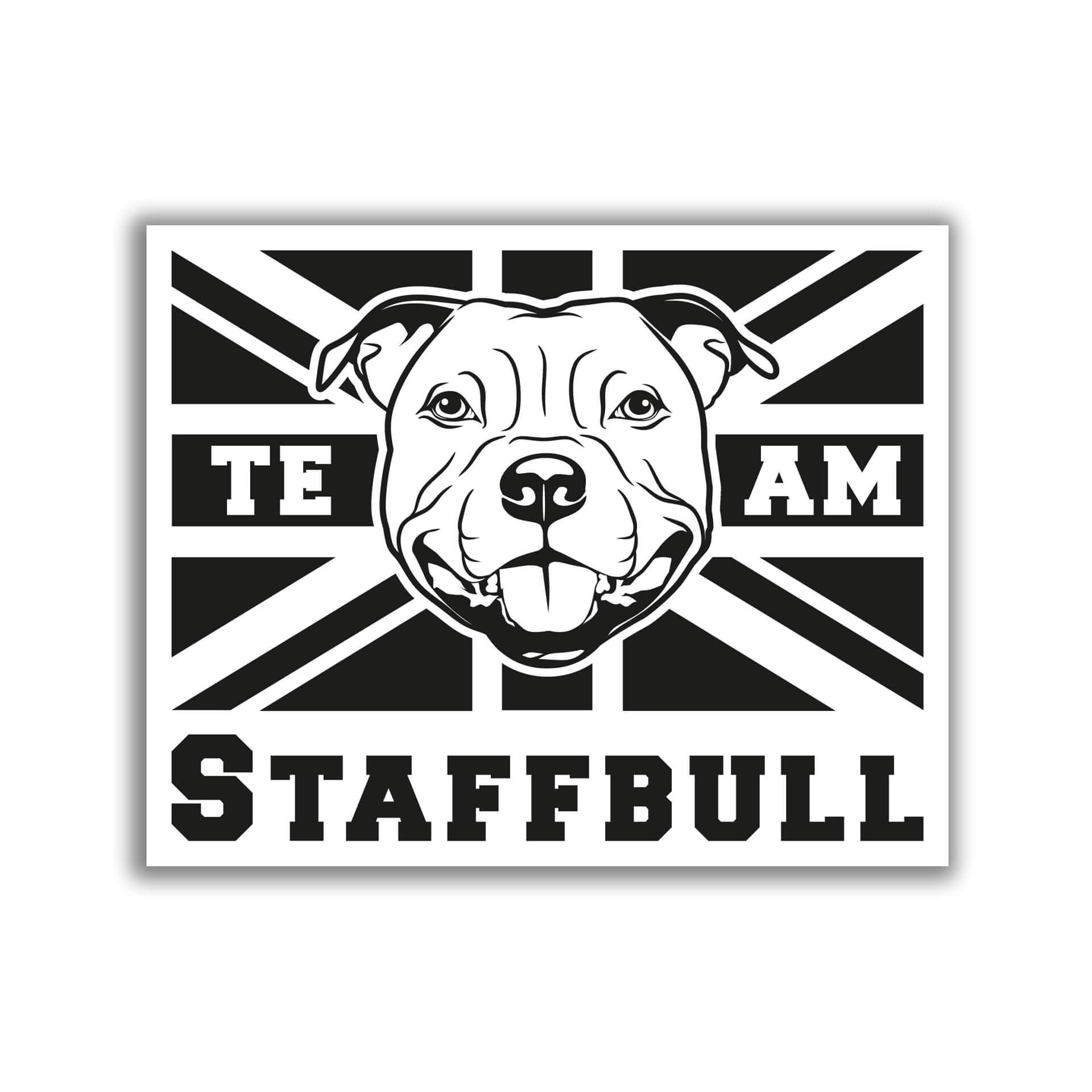 Staffordshire Bullterrier Aufkleber "B011"