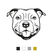 Staffordshire Bullterrier Aufkleber "A009"