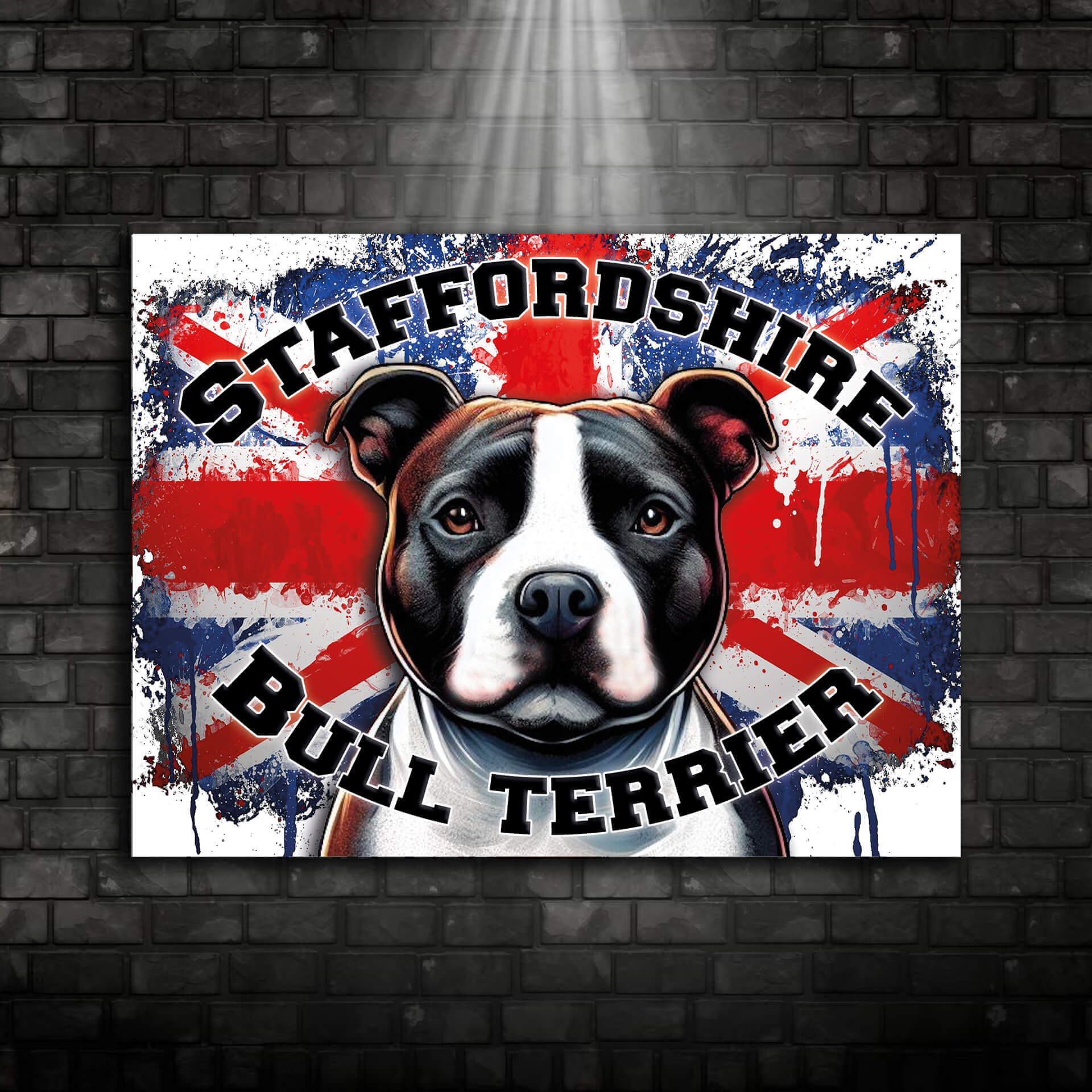 Staffordshire Bullterrier Schild "003"
