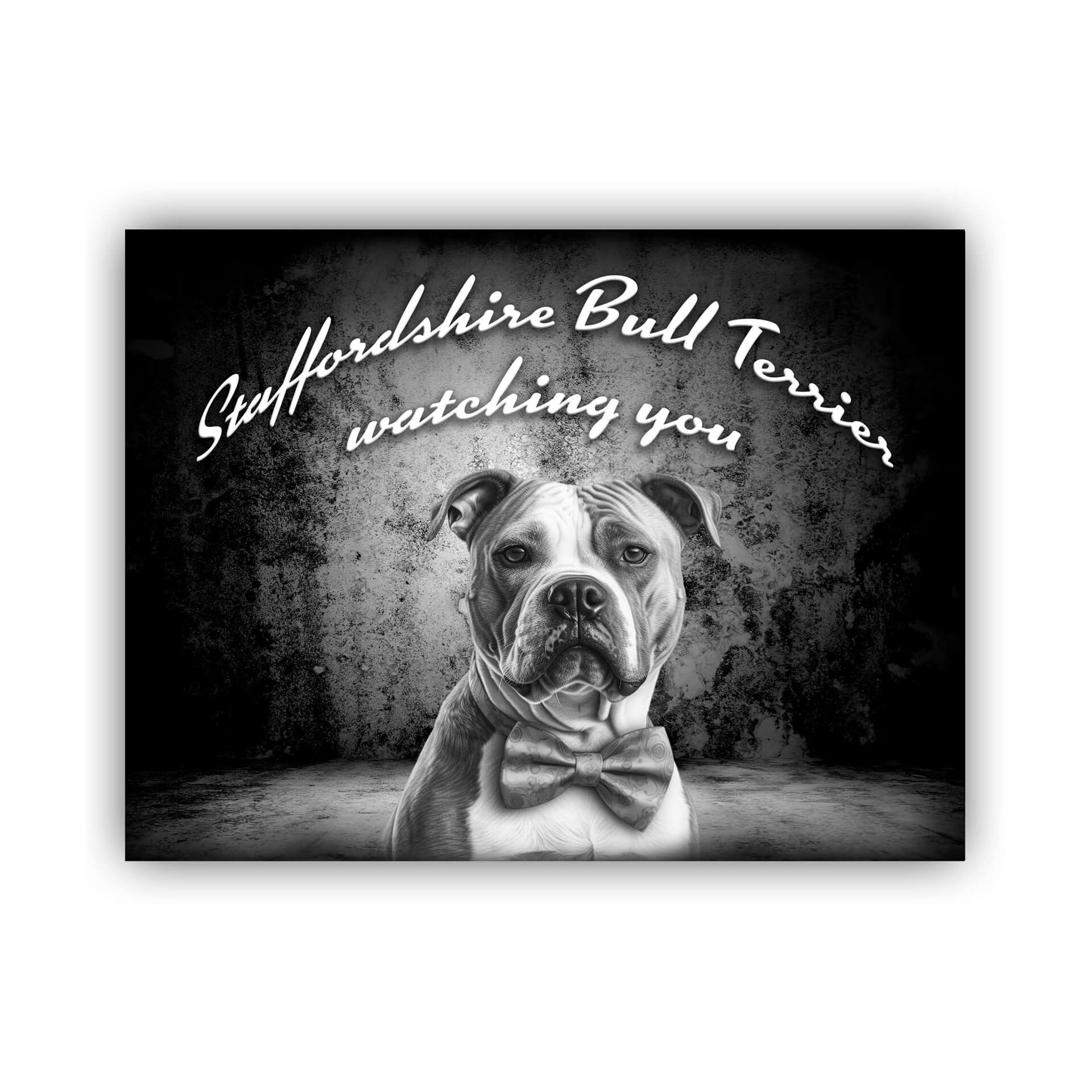 Staffordshire Bullterrier Schild "005"