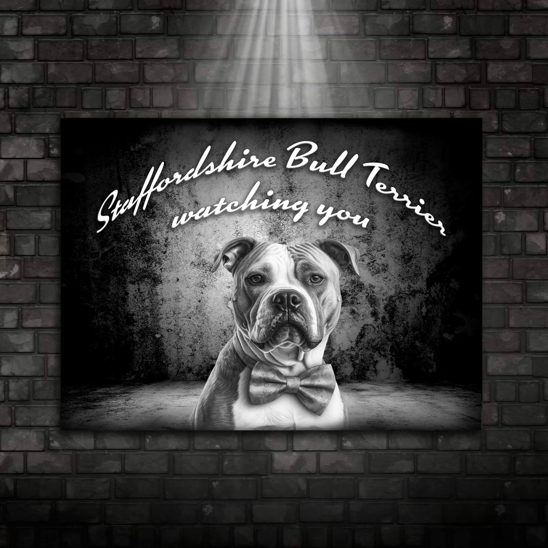 Staffordshire Bullterrier Schild "005"