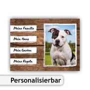 Staffordshire Bullterrier Schild "011"