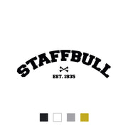 Staffordshire Bullterrier Aufkleber "A001"