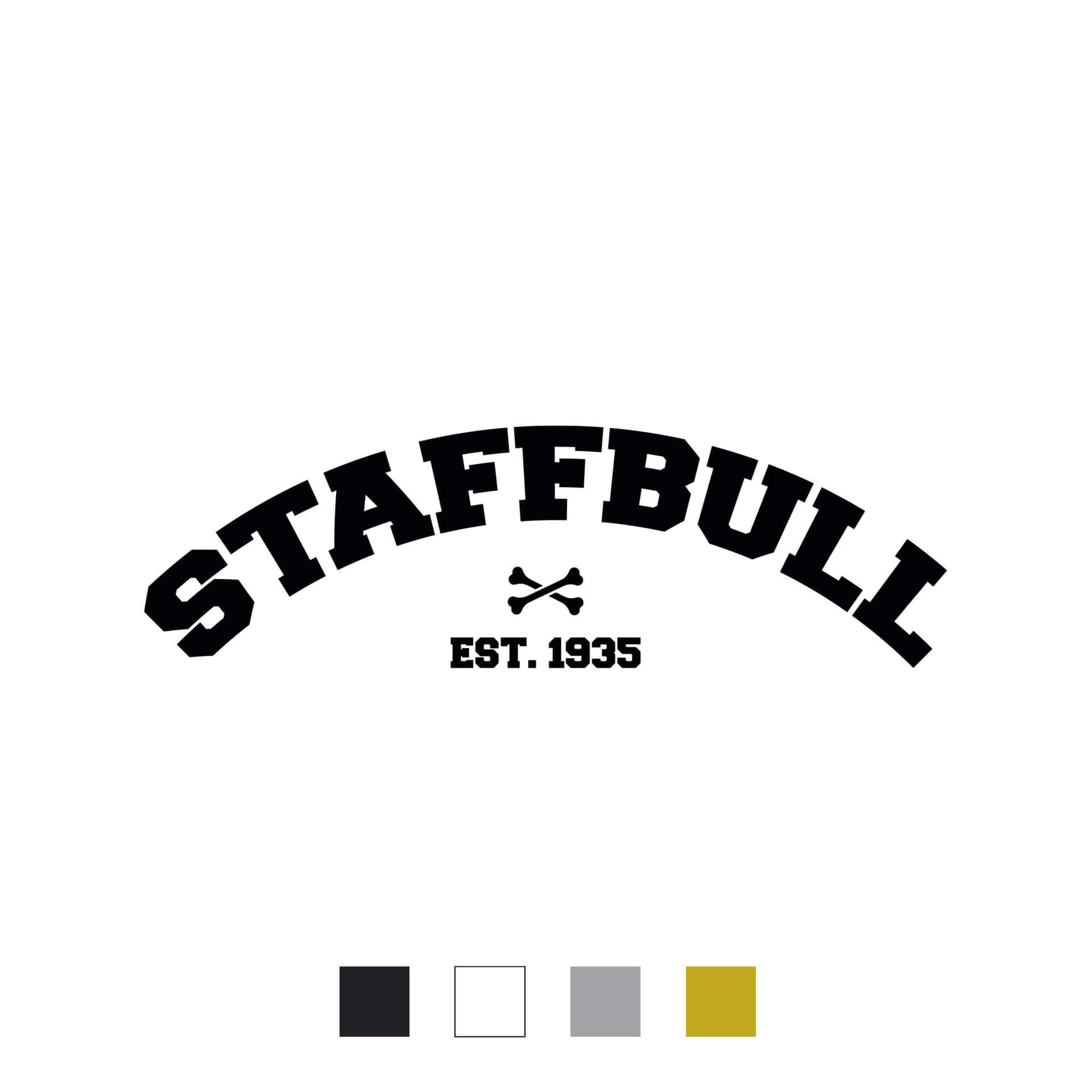 Staffordshire Bullterrier Aufkleber "A001"