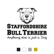 Staffordshire Bullterrier Aufkleber "A005"