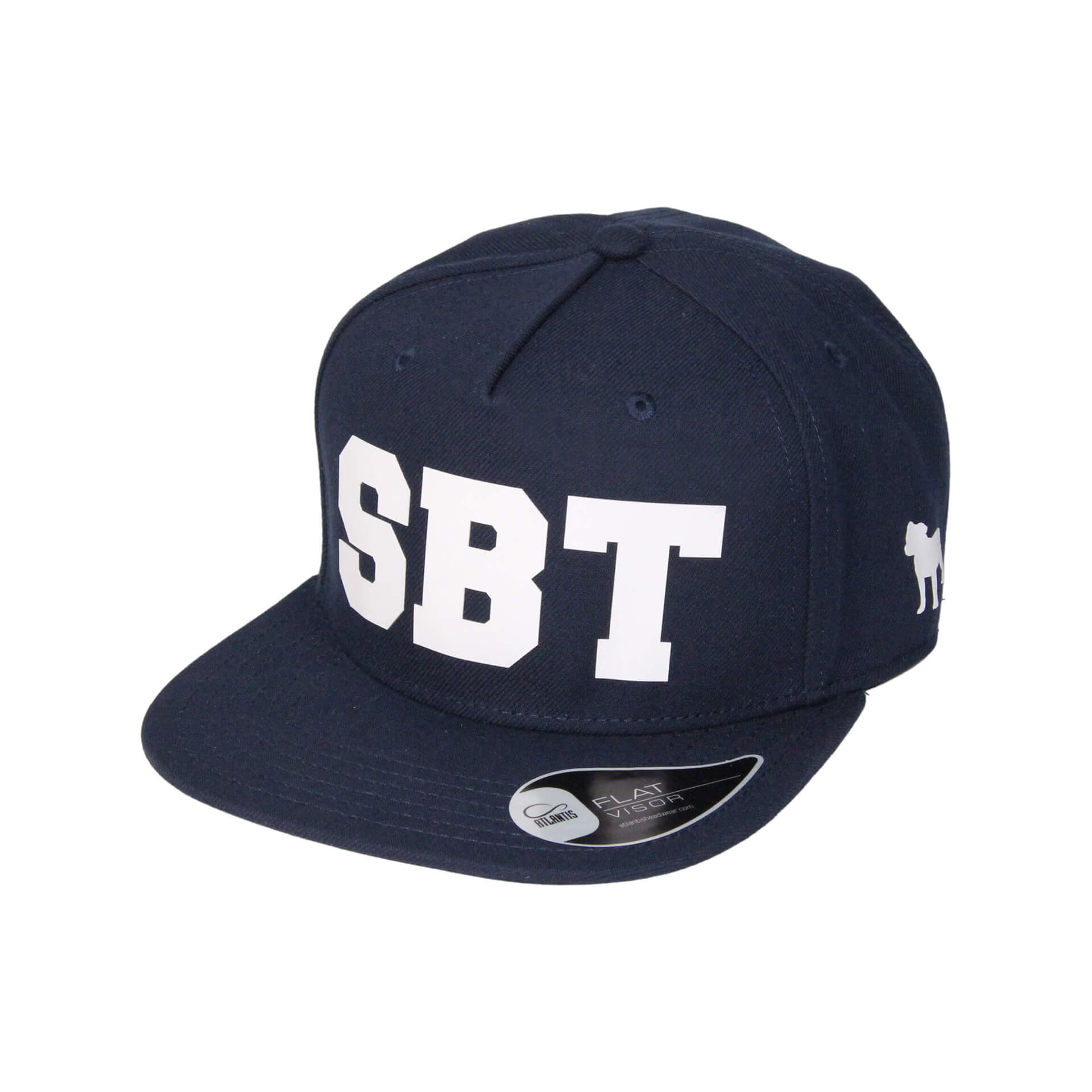 Staffordshire Bullterrier Cap 001 blau links