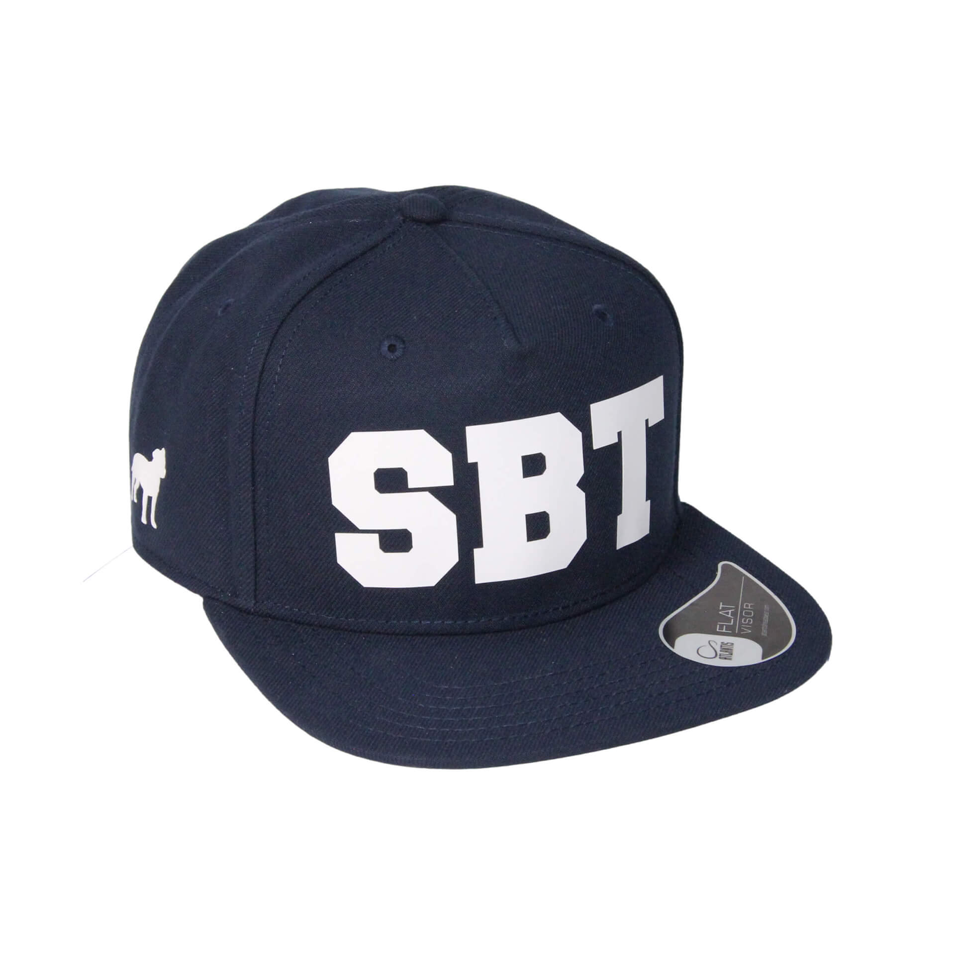 Staffordshire Bullterrier Cap 001 blau rechts