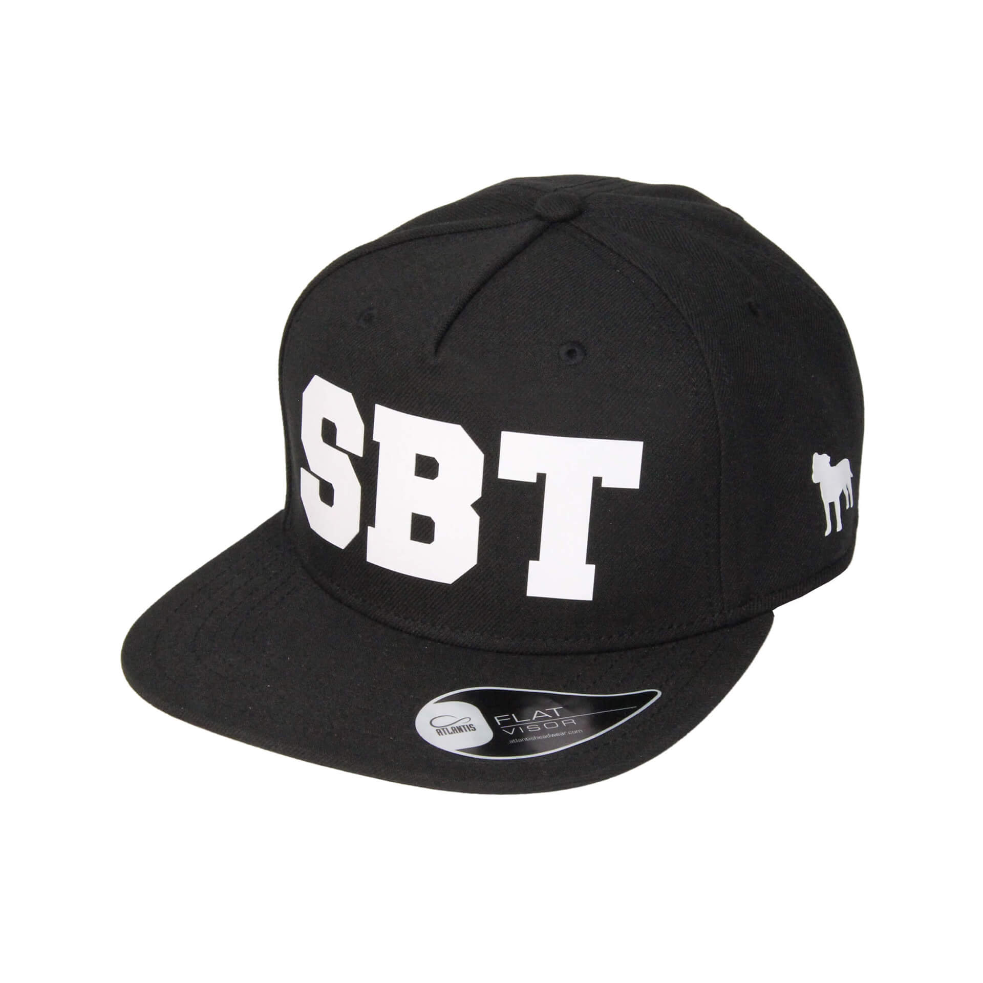 Staffordshire Bullterrier Cap 001 schwarz links