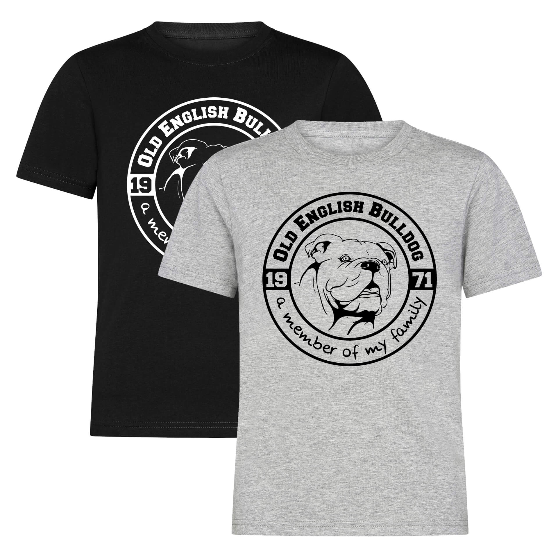 Old English Bulldog T-Shirt  Family