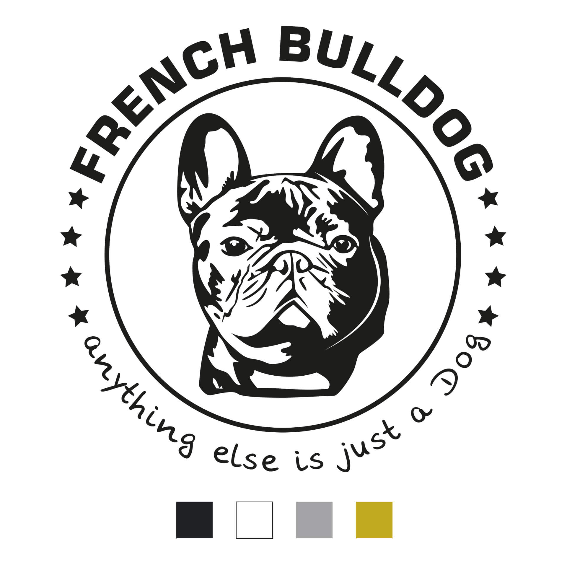 French Bulldog Aufkleber Any