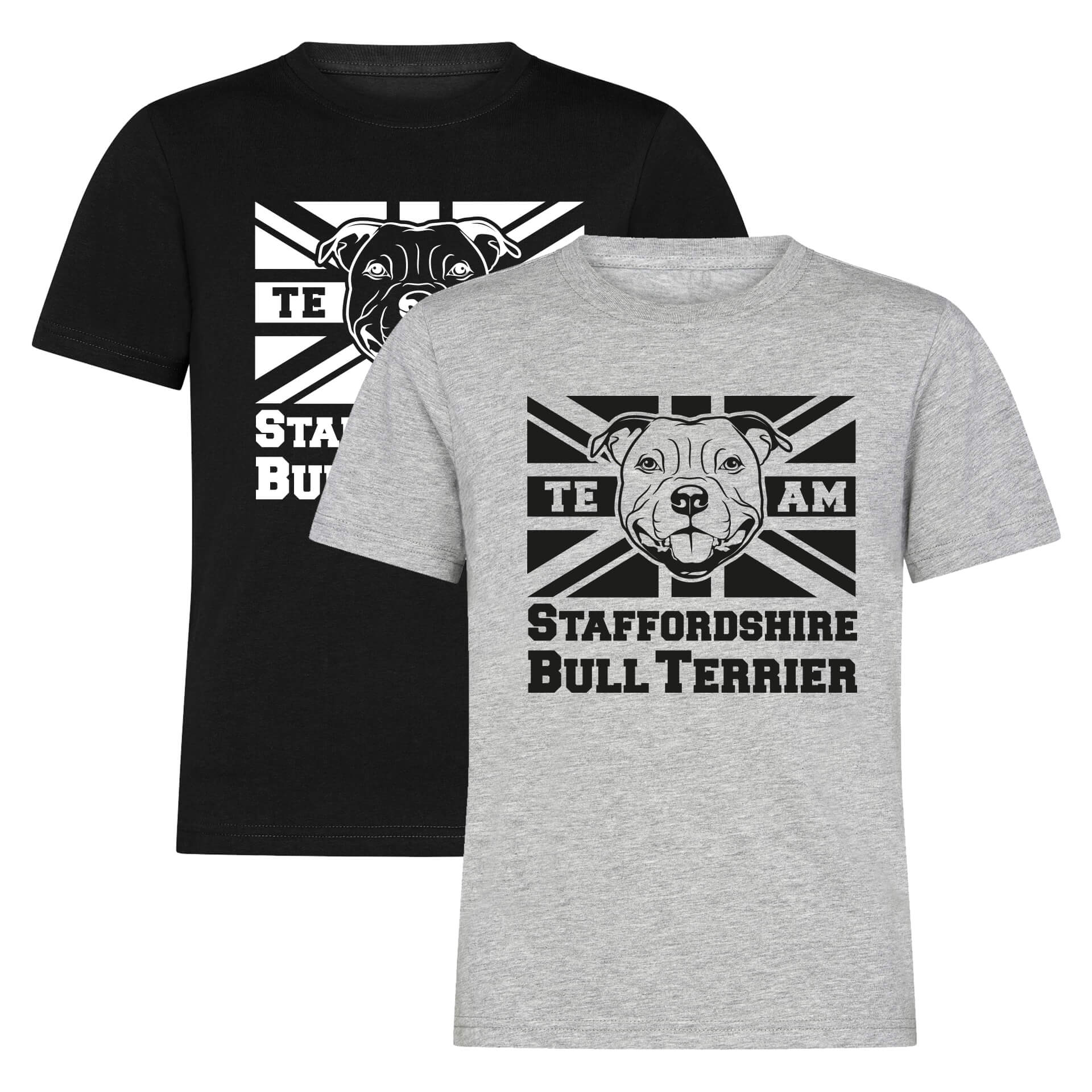 Staffordshire Bullterrier T-Shirt Team