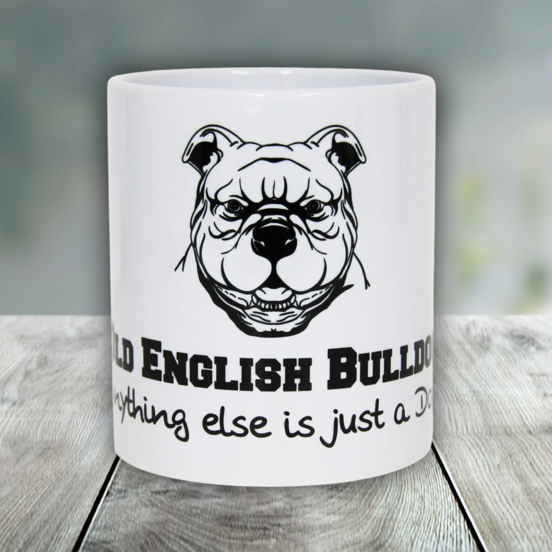 Old Englisch Bulldog Tasse Any