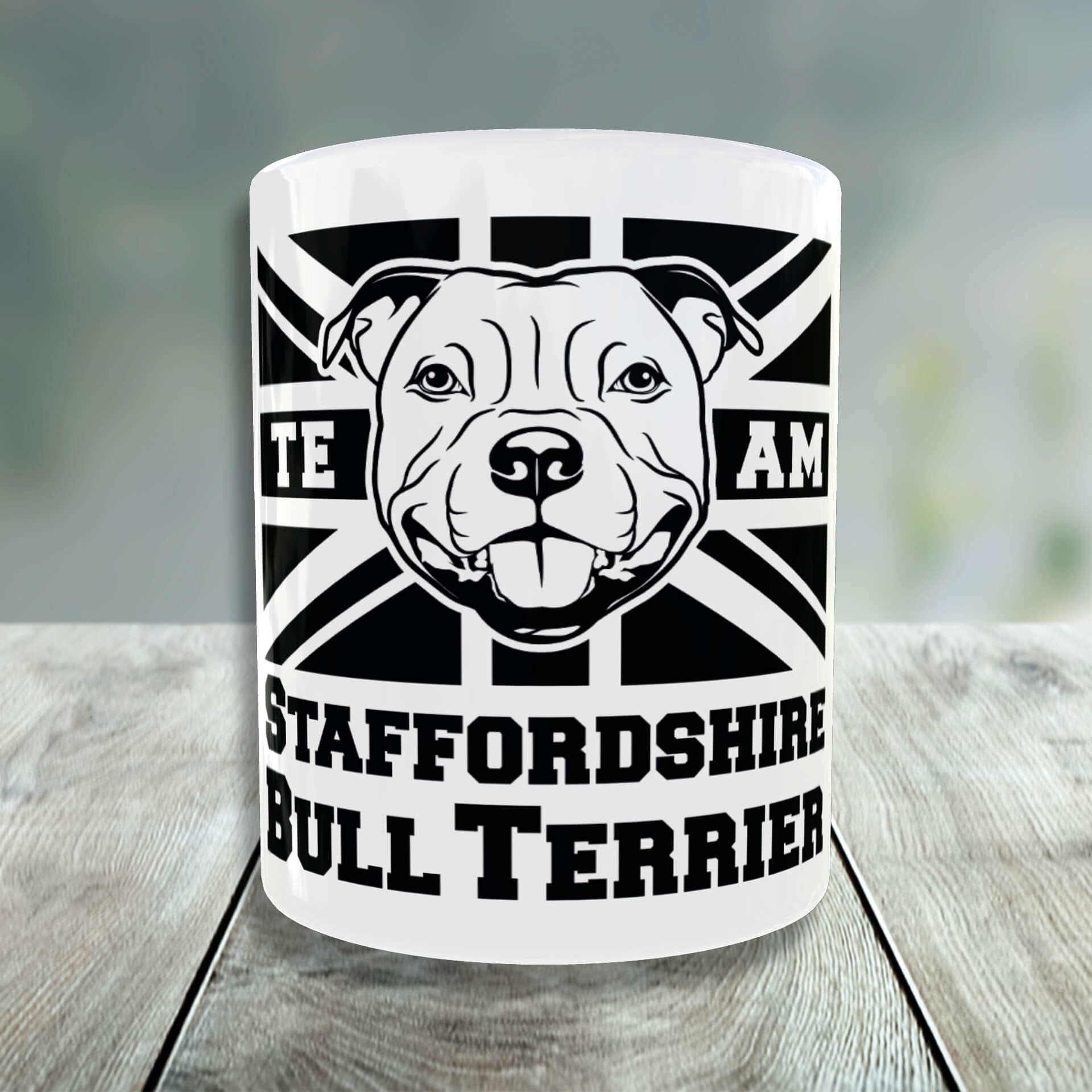Staffordshire Bullterrier Tasse Team