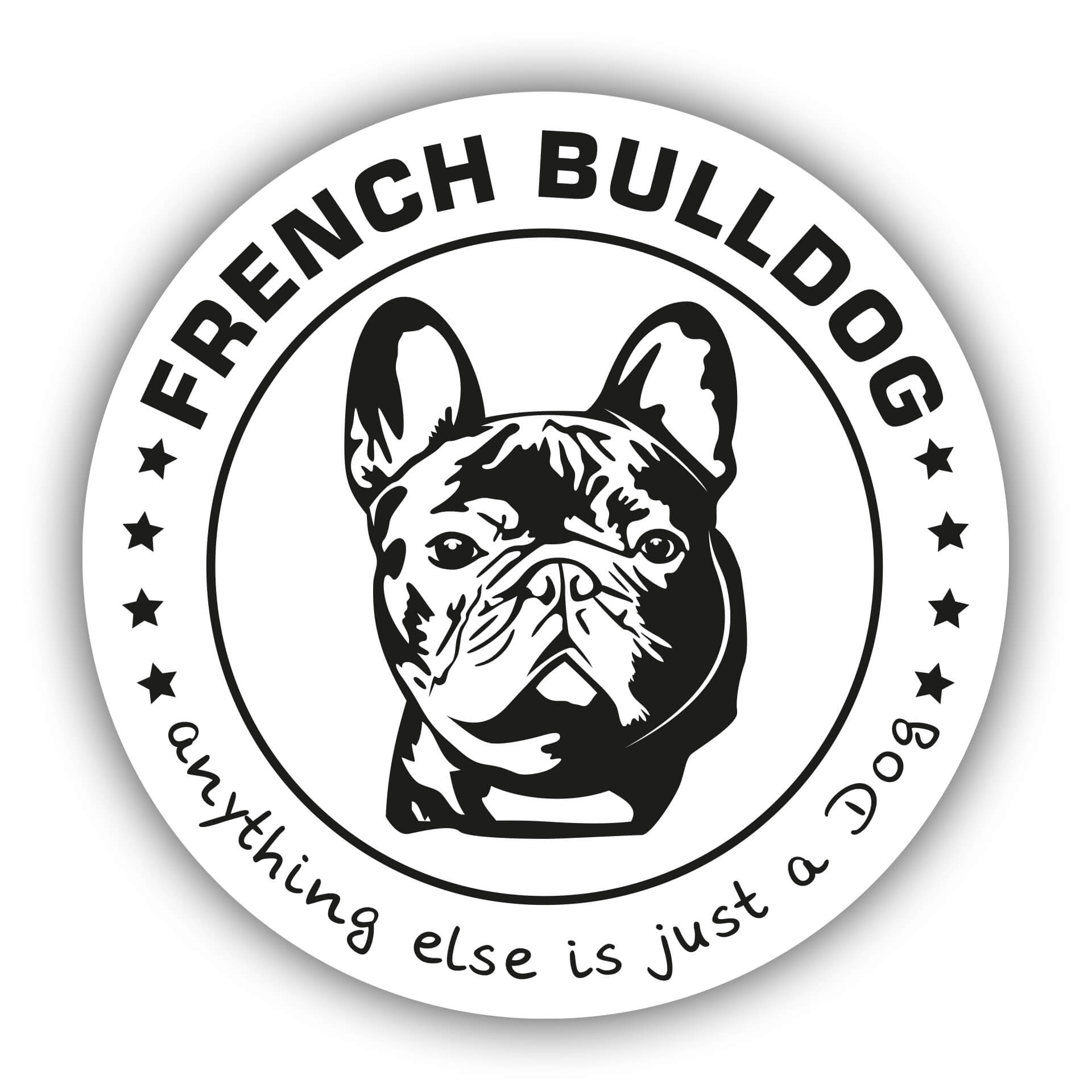 French Bulldog Aufkleber Any print